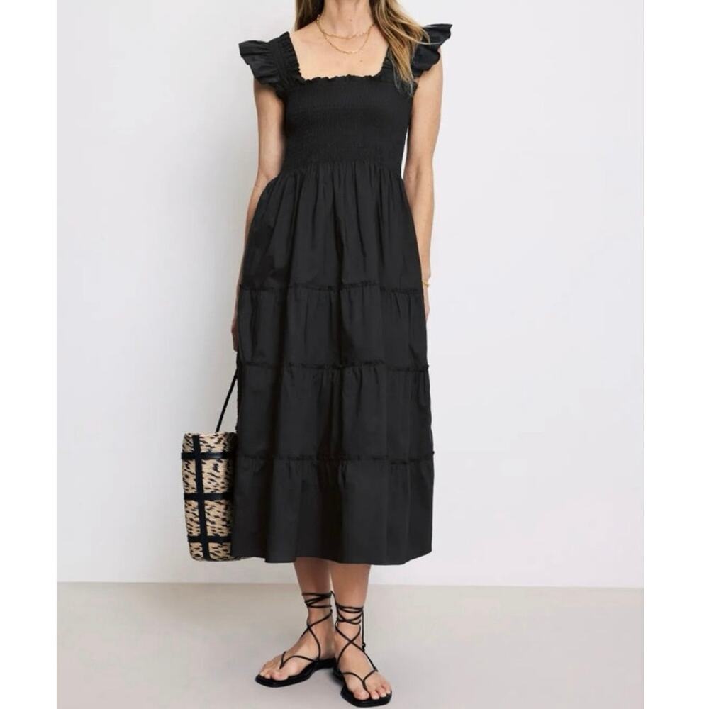 Hill House Home Black Ellie Nap Dress  XS